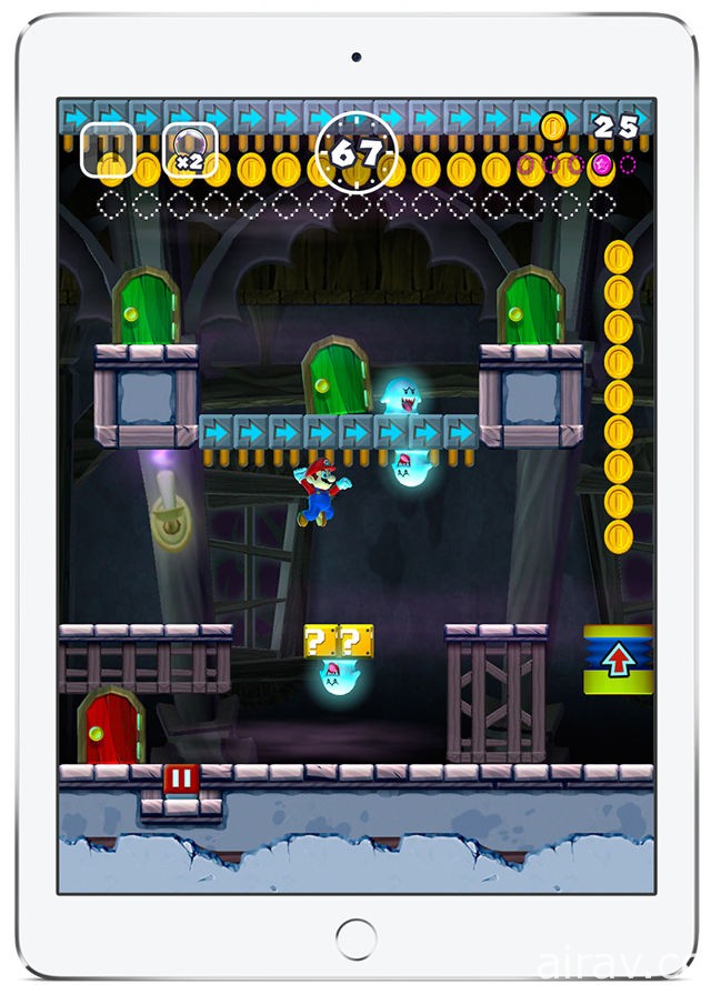 任天堂自製《超級瑪利歐酷跑》iOS 版問世 在手機上奔馳、跳躍、闖關！