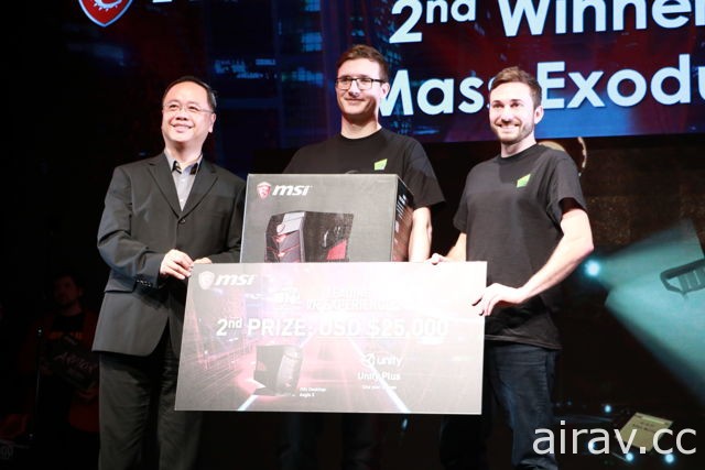 微星 VR Jam 開發者大賽頒獎典禮 首獎由音樂遊戲《Block Rocking Beats》奪得