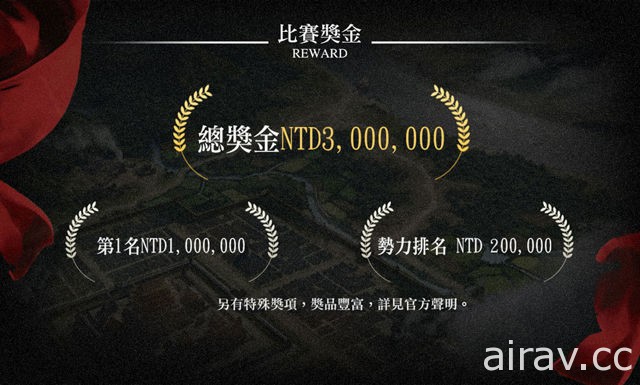 國戰型策略手機遊戲《率土之濱》首次舉辦爭霸錦標賽 冠軍將可獨得 100 萬元