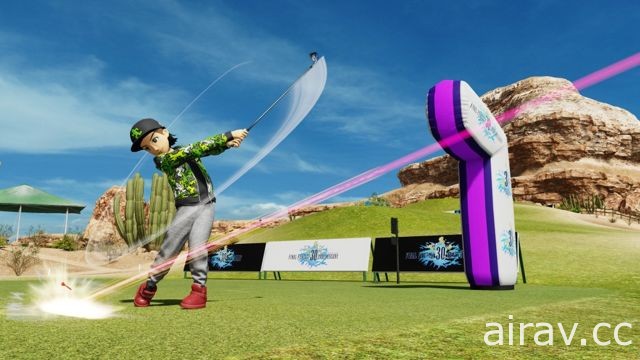 《新 全民高爾夫》展開「Final Fantasy 30 週年紀念」合作活動 騎乘陸行鳥奔馳高球場