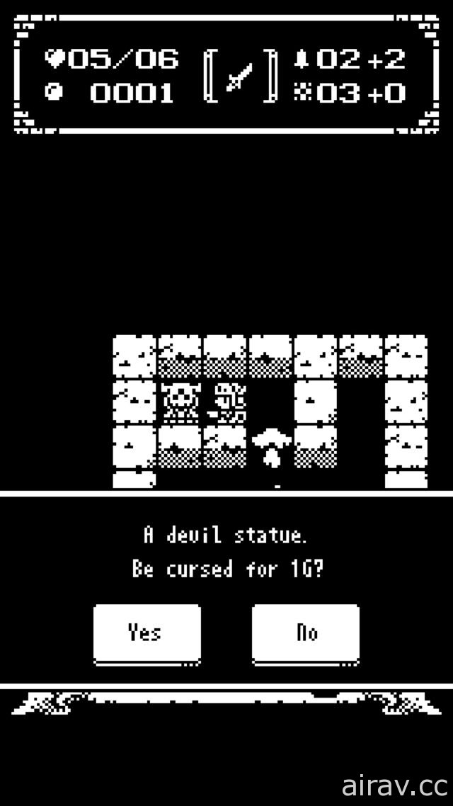 【试玩】手机冒险游戏《1-Bit 寻宝探险》介绍 在黑白迷宫中风骚走位