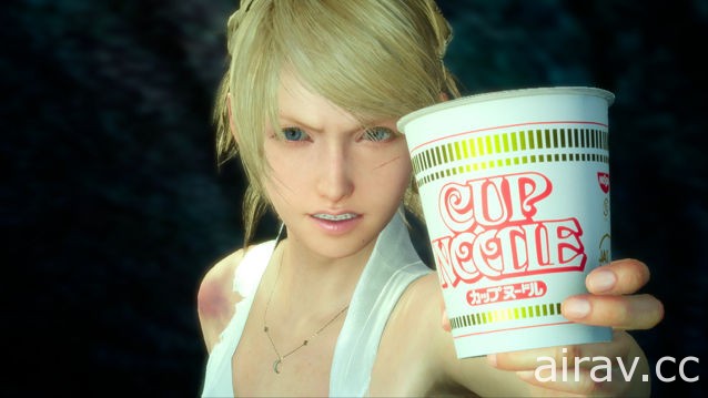 《Final Fantasy XV》與「日清杯麵」官方合作 釋出趣味廣告「CUP NOODLE XV」