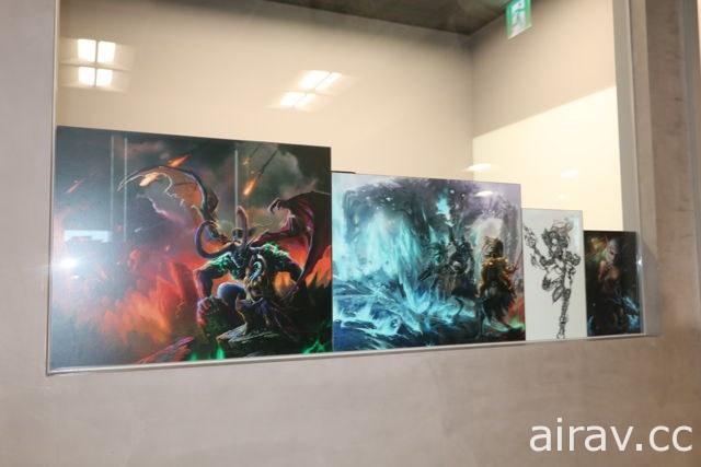 台灣暴雪新辦公室佈置曝光 一窺油畫浮雕「阿薩斯」樣貌