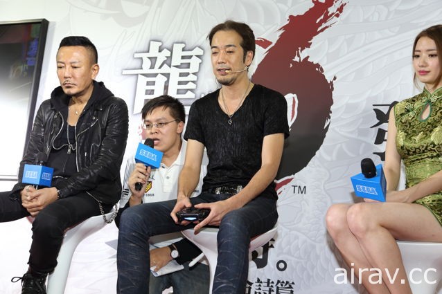《人中之龍 6》台灣發售紀念活動 名越總監督及台日混血模特兒 SORA 登台與玩家相見歡