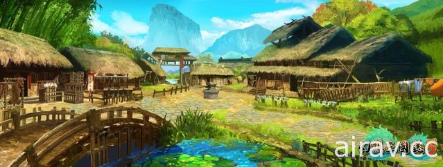 《幻想三國誌 5》首次曝光兩張遊戲場景 2D 概念圖
