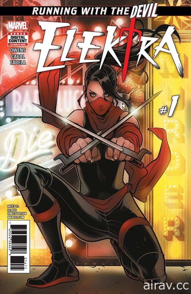 巾幗不讓鬚眉的冷酷女忍者 Elektra 將推出個人漫畫 舞台將在罪惡之城拉斯維加斯