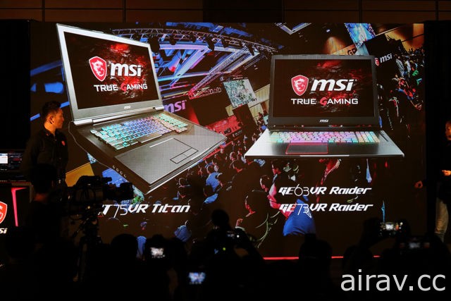 MSI 发表 GT75VR 与 GE63 / 73VR 等新一代电竞笔电 强化散热、操控与影音表现