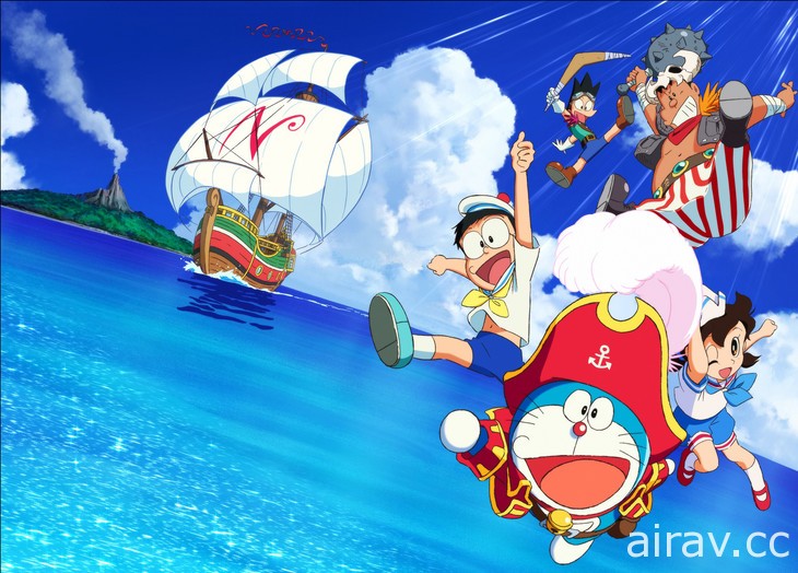 《哆啦A夢》最新動畫電影《大雄的寶島》明年 3 月上映 以名作《金銀島》為概念製作