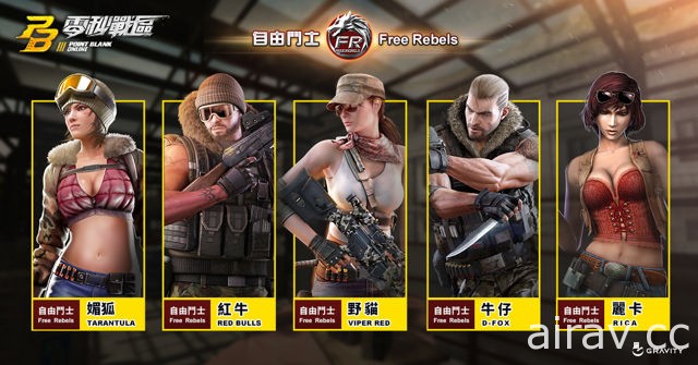 《PB 零秒戰區》公開遊戲背景、雙陣營角色故事 自由與秩序的戰鬥即將展開