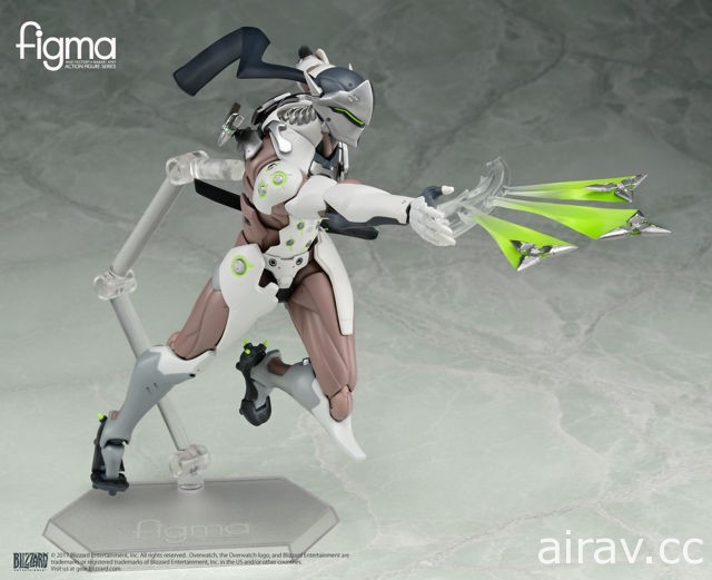 【模型】《鬥陣特攻》半機械忍者「源氏」figma 可動模型 2018 年上市