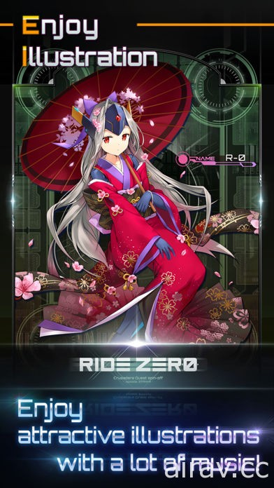 《克魯賽德戰記》外傳音樂射擊遊戲《Ride Zero》於雙平台上架 收錄中文歌曲