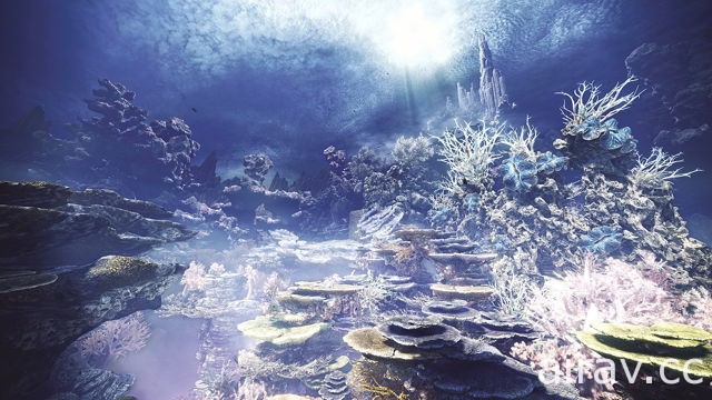 《魔物猎人 世界》释出“陆珊瑚之台地”游玩影像