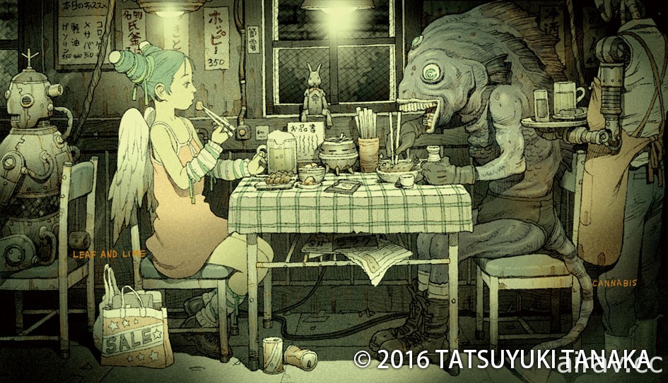 《AKIRA》動畫原畫師田中達之全球首次個展將在台開幕 與謎幻的機械相遇