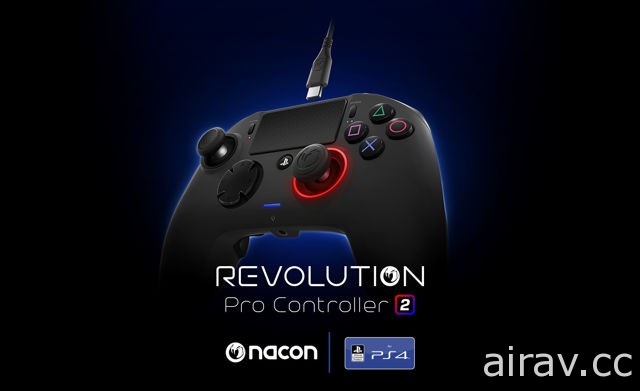 NACON PS4 官方授权专业控制器“Revolution Pro Controller 2”26 日在台港推出