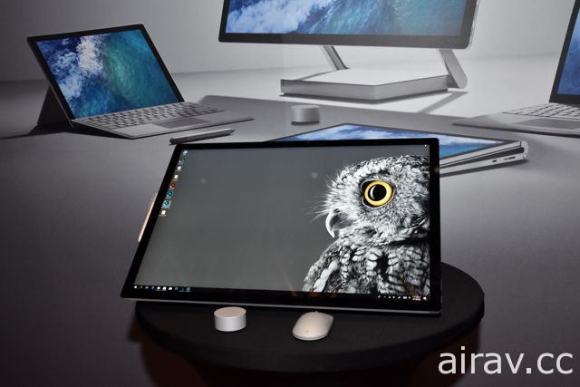 Surface Book 2 宣布 9 日在台上市 專業桌上型電腦 Surface Studio 也將在台推出