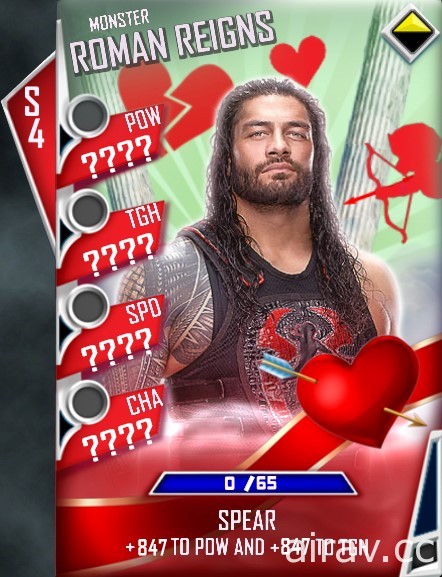《WWE SuperCard》推出「狂暴融合」活動與「情人節」活動