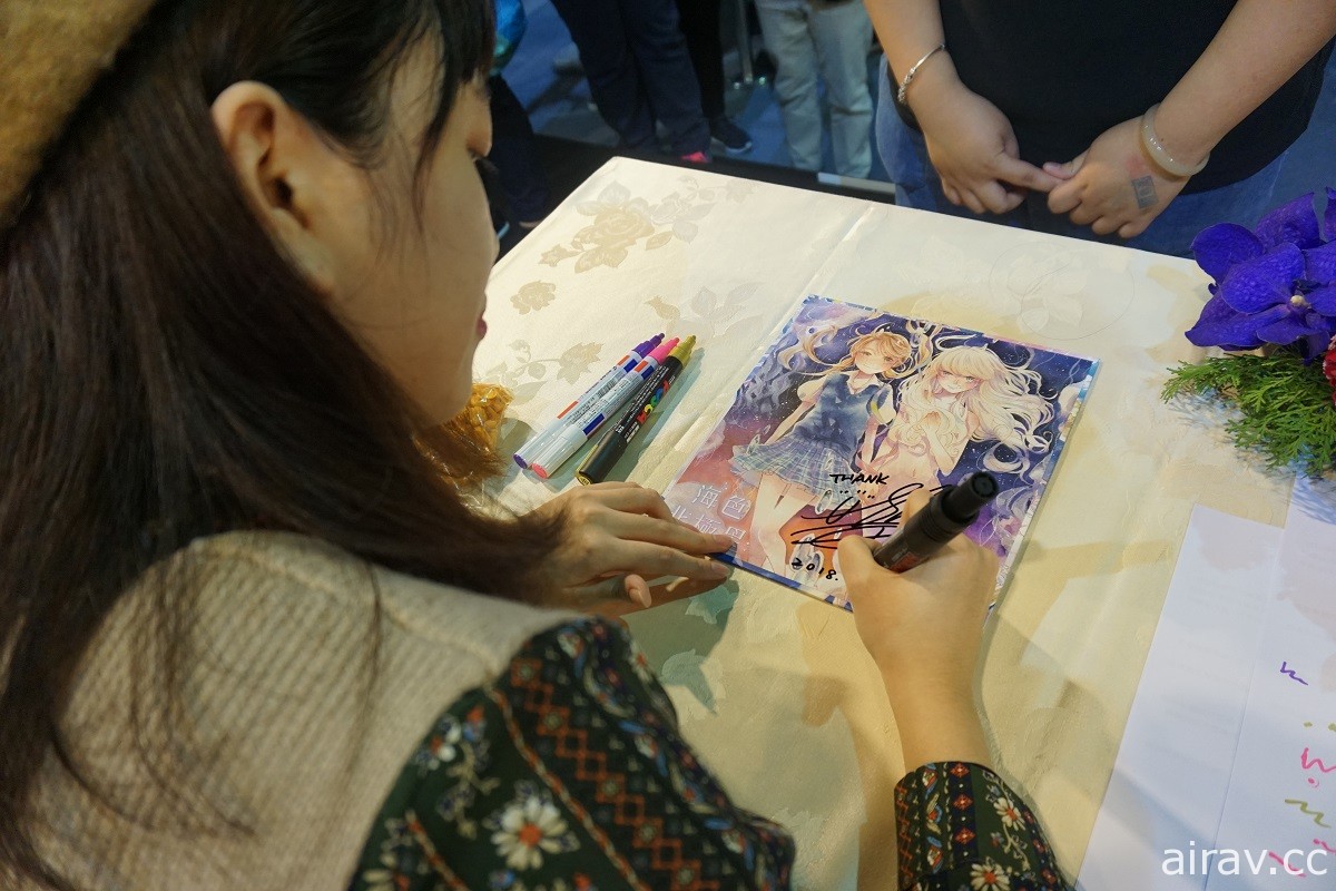 【TiCA18】《海色北極星》漫畫家吳宇實簽名會 堅持手繪的溫暖筆觸