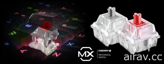 微星發表兩款新 Cherry MX RGB 機械式電競鍵盤 紅、銀軸型為不同需求玩家設計
