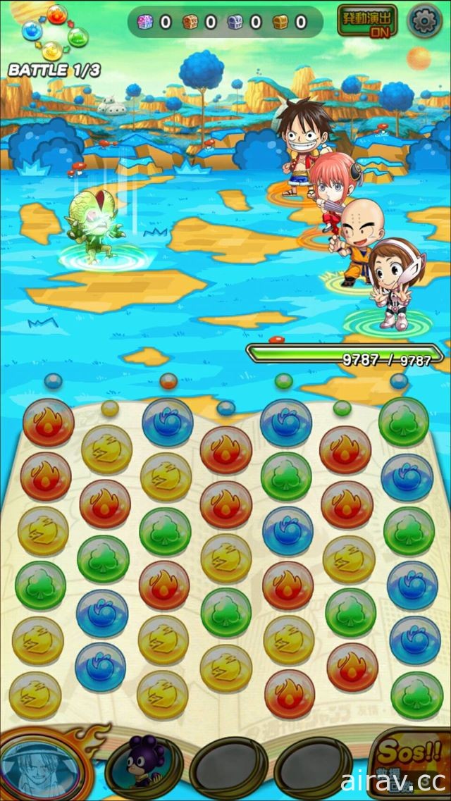 消珠游戏《JUMPTI 英雄气泡》正式于日本推出 跟着悟空、鲁夫等人一起冒险！