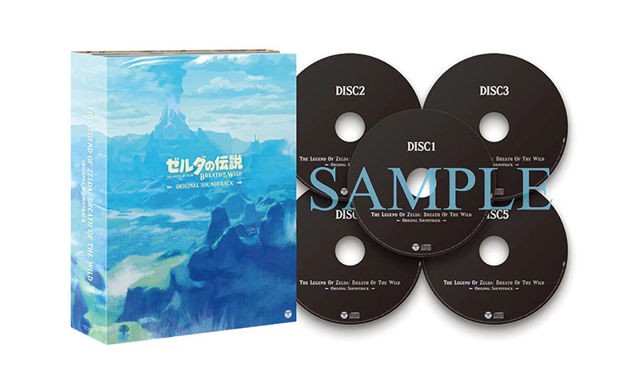 《萨尔达传说 旷野之息》原声配乐辑 4 月推出 全 5 张 CD 完整收录 211 首配乐