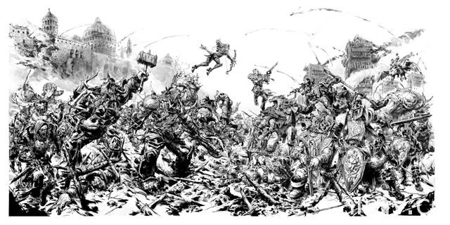 無草稿漫畫家金政基打造《魔獸世界：決戰艾澤拉斯》畫作 聯盟與部落你選擇哪一方？
