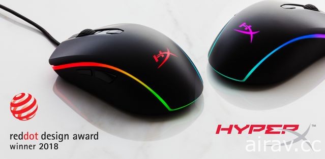 HyperX 新款 Pulsefire Surge 炫彩 RGB 電競滑鼠今日發售