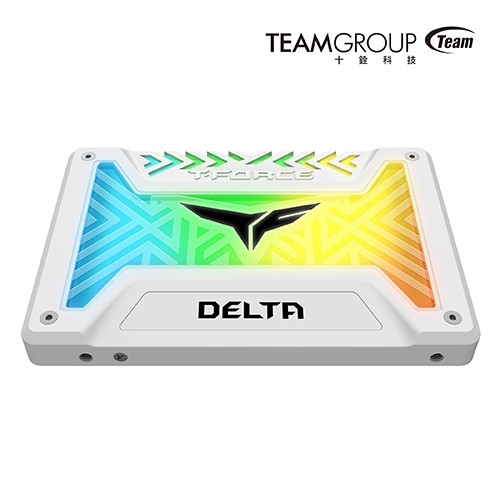 十銓科技推出 T-FORCE DELTA RGB 幻彩極光固態硬碟 可與主機板達到同步的燈光顏色效果