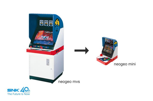 SNK 40 周年纪念游戏机“NEOGEO mini”正式发表 内含 40 款 NEOGEO 游戏
