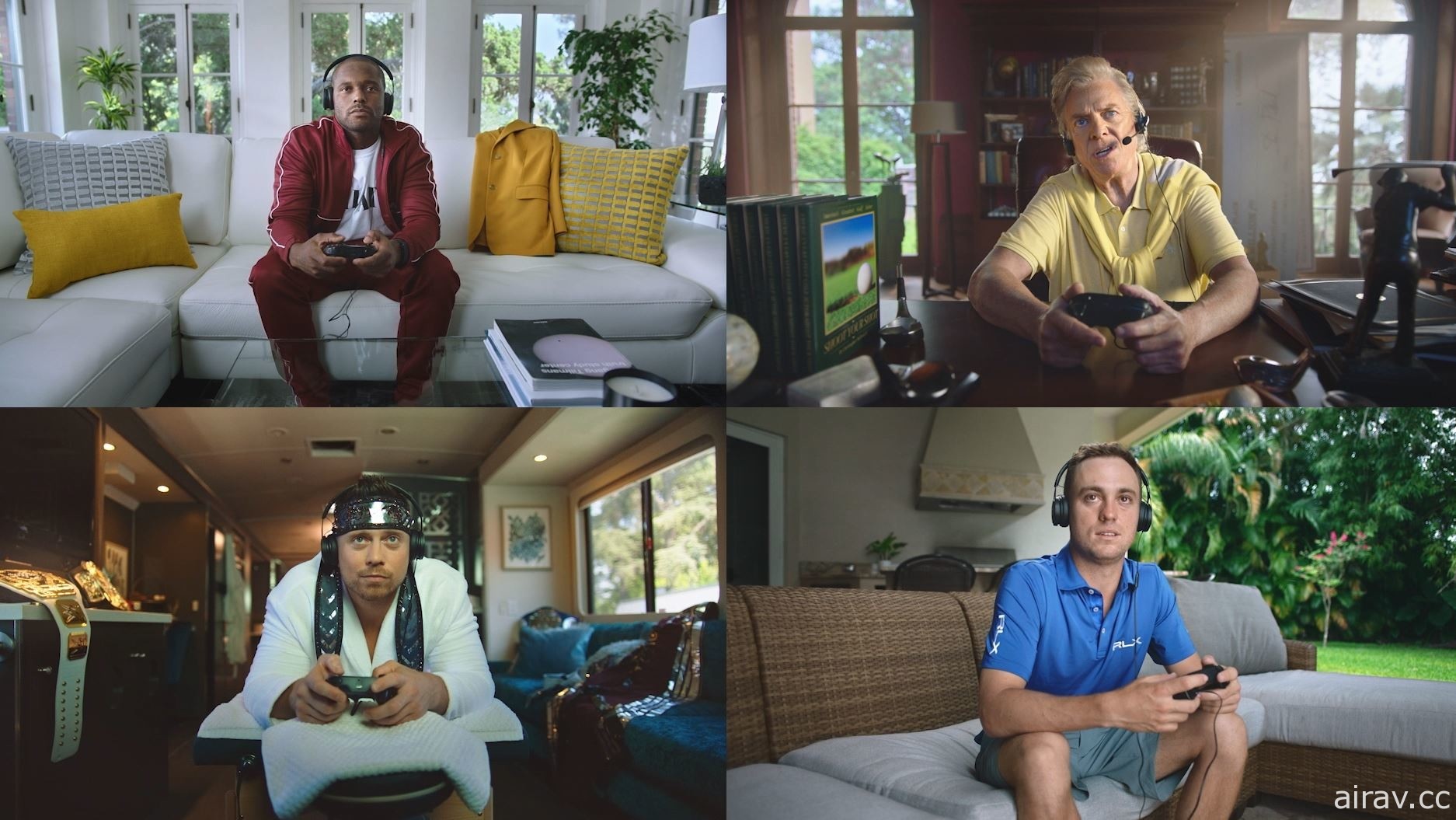 《PGA 巡迴賽 2K21》釋出首發影片 破天荒名人組合聯手體驗「遠距高爾夫社交」