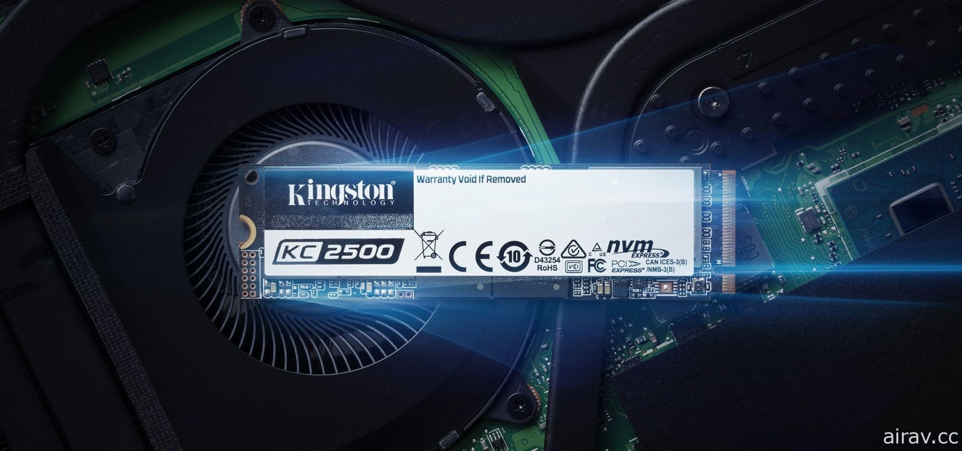 Kingston 金士頓推出新一代 KC2500 NVMe PCIe SSD 固態硬碟