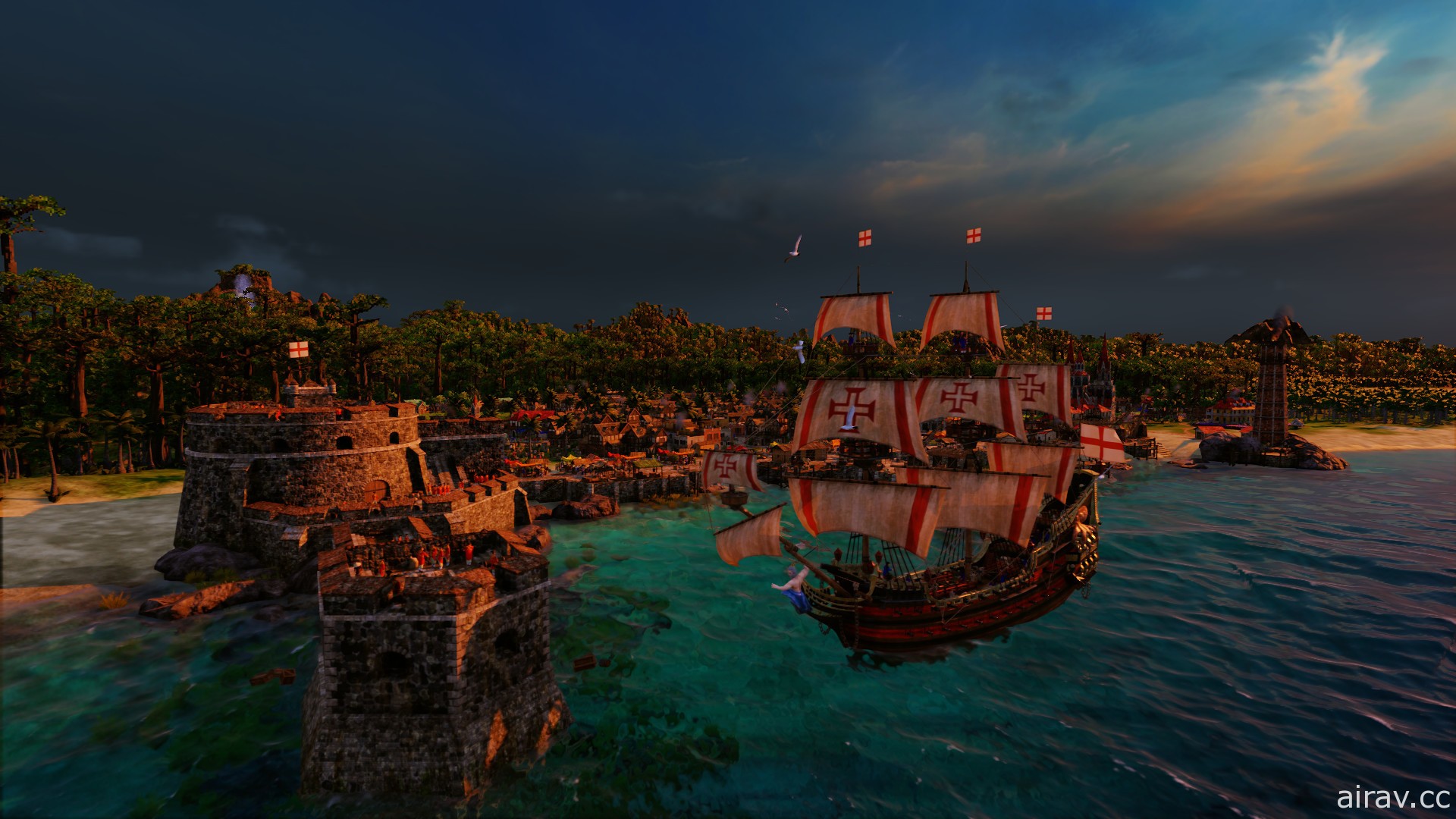 策略游戏《海商王 4》PS4 繁体中文下载版正式发售