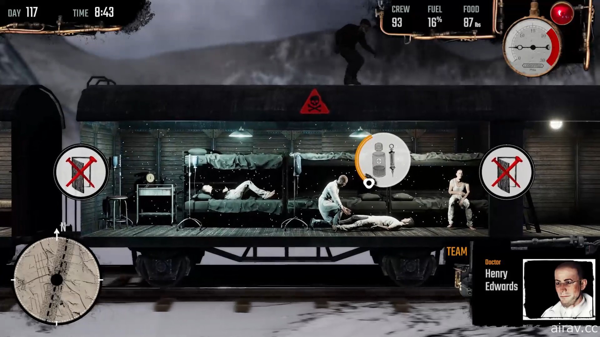 生存模擬遊戲《瘟疫列車 Pandemic Train》首度公開 想辦法在致命瘟疫流行下存活