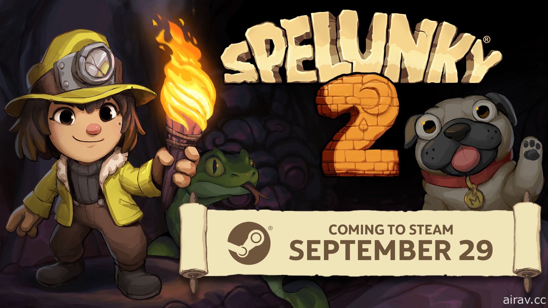 2D 橫向 roguelike 冒險新作《地底尋寶 2》確認 PC 版於 9 月 29 日登陸 Steam