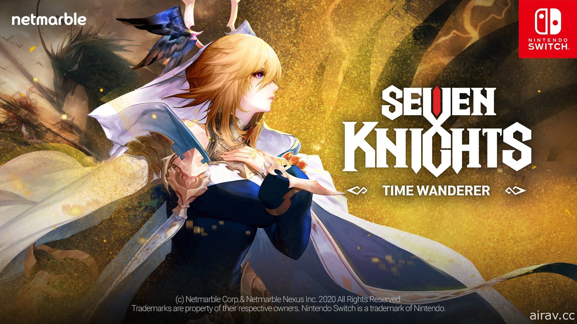 網石旗下第一款 NS 遊戲《七騎士 -時間的追逐者-》英日韓官網正式上線