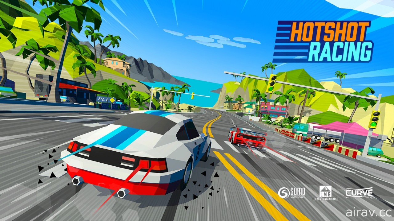 赛车游戏《Hotshot Racing》PS4 中文下载版今日正式发售