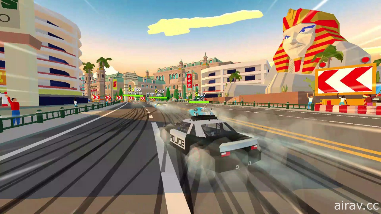 赛车游戏《Hotshot Racing》PS4 中文下载版今日正式发售