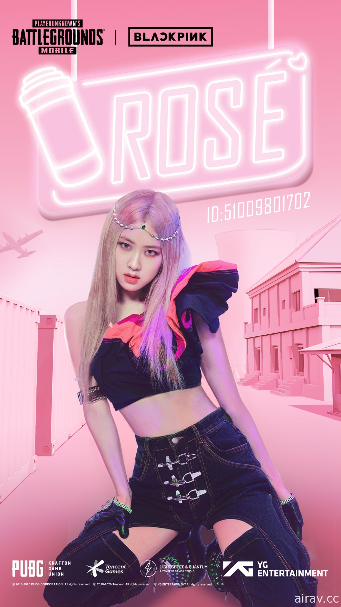 《PUBG MOBILE》与韩国女子偶像团体 BLACKPINK 展开合作 公开角色 ID