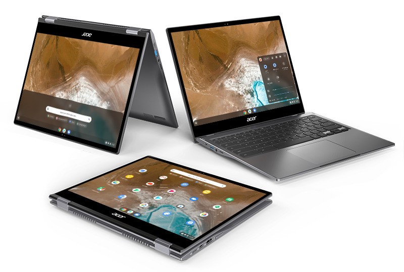 宏碁宣布两款可翻转 Chromebook 新产品正式在台开卖