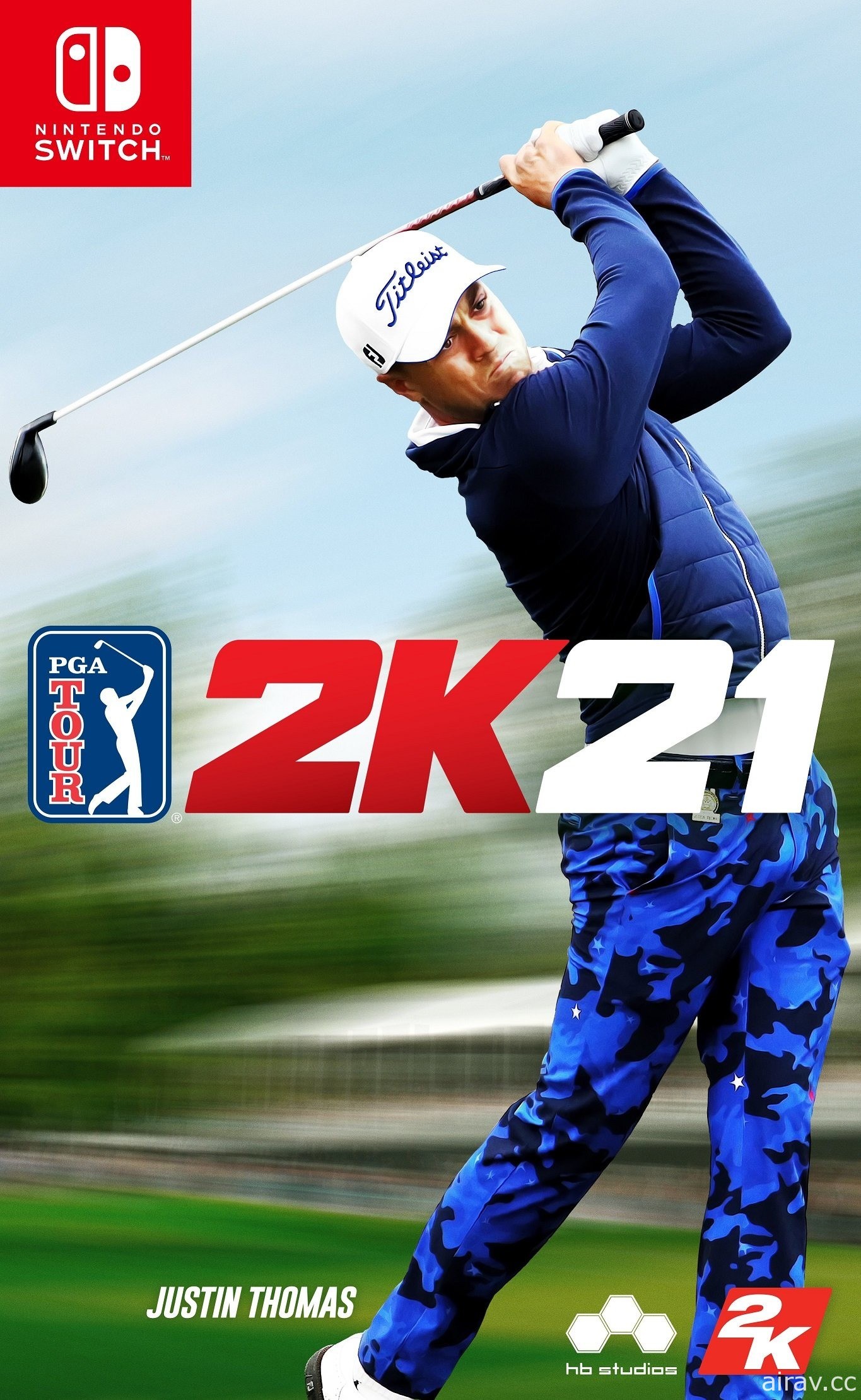 《PGA 巡迴賽 2K21》Nintendo Switch 實體版即日起在亞洲地區正式上市