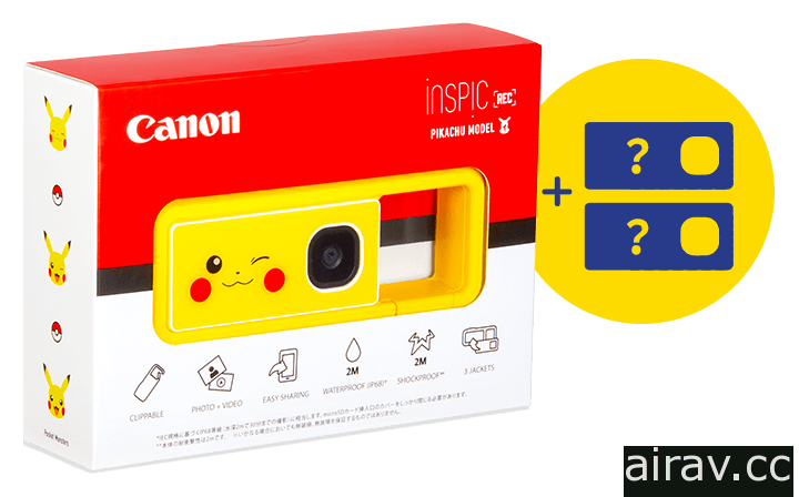 Canon 新概念迷你相机“iNSPiC REC”预定 10 月推出皮卡丘联名款式