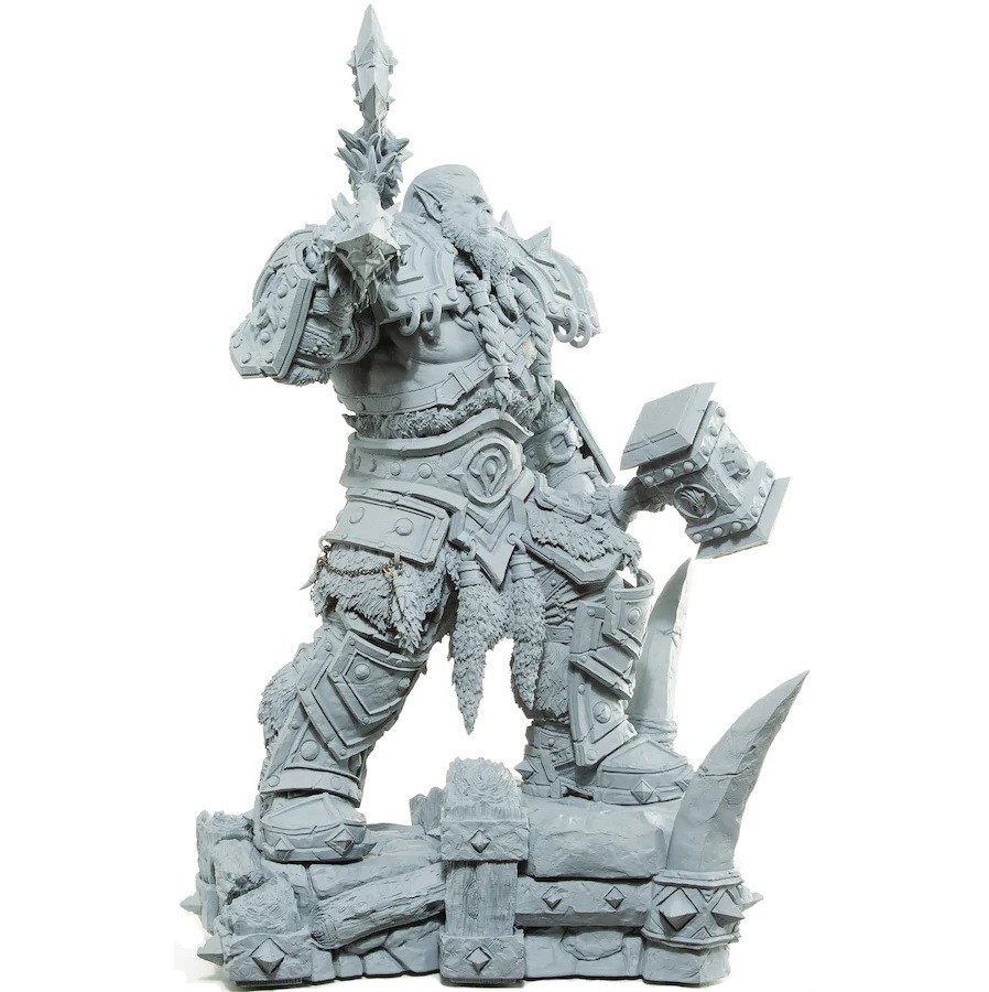 《魔兽世界》推出英雄“索尔”新雕像模型 双持斧头与毁灭之锤再次上阵