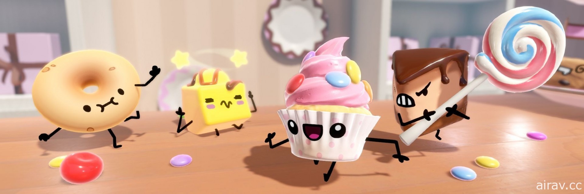 四人同乐派对游戏《糕点乱斗 Cake Bash》10 月中发售 目标成为最美味蛋糕！