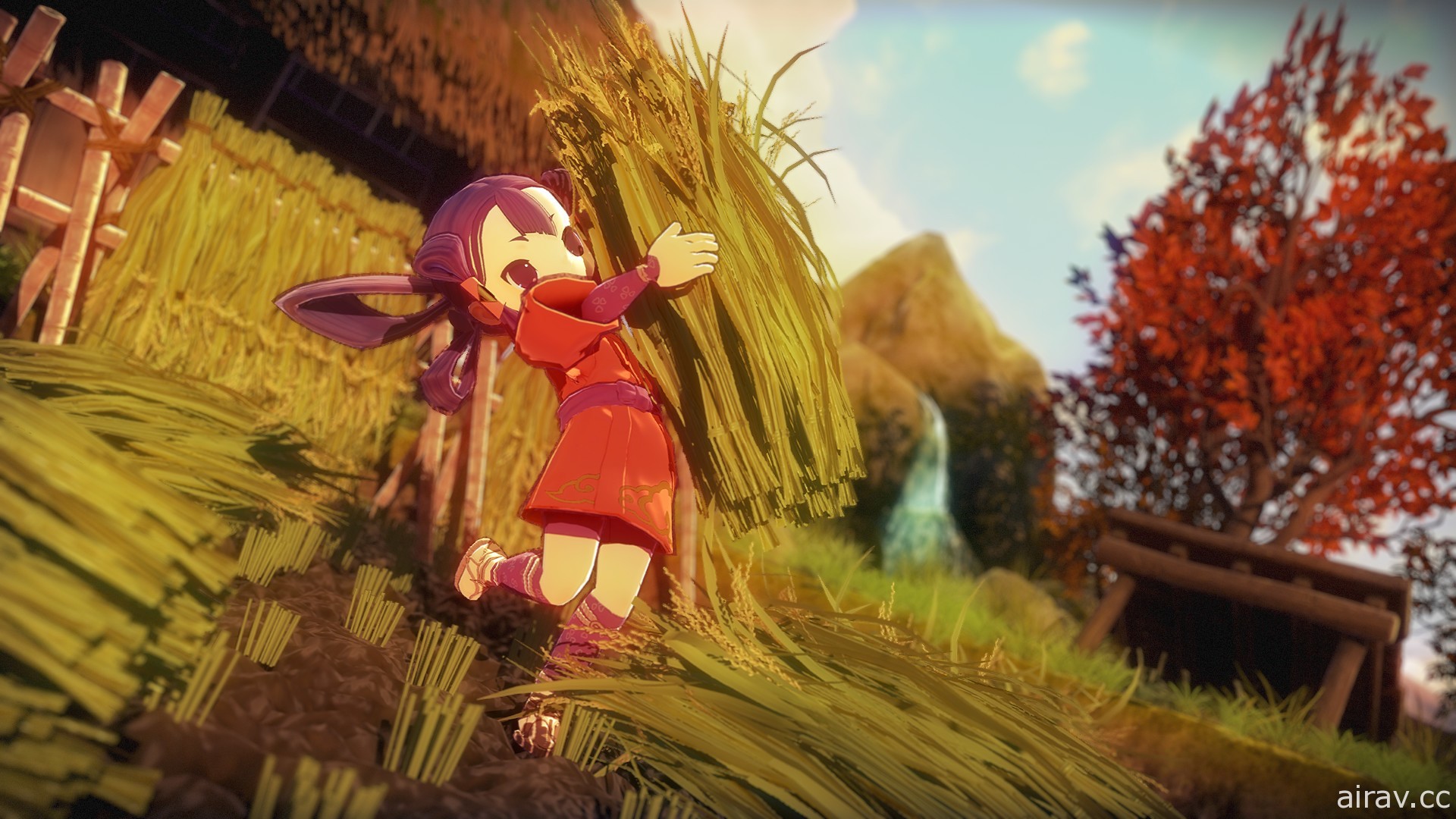 種稻變強大的和風動作 RPG《天穗之咲稻姬》公開 PC 版 Steam 頁面與繁體中文畫面