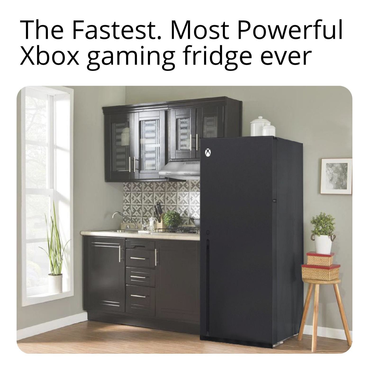 梗圖成真！微軟打造 Xbox Series X 冰箱送給網紅開箱 還有一台要給玩家抽選