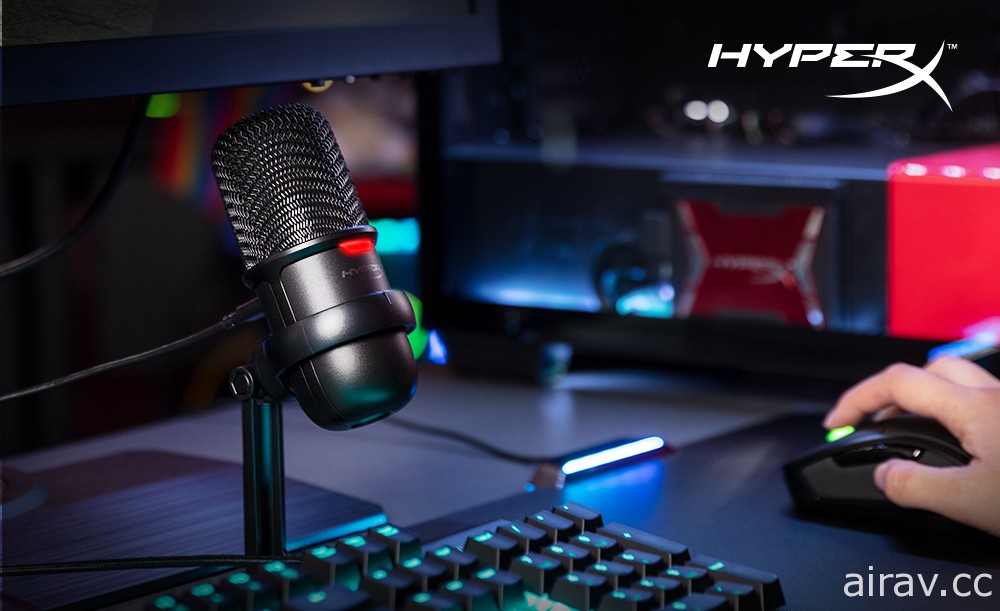 HyperX 推出兩款全新麥克風 QuadCast S 和 SoloCast　適合實況主和遊戲玩家等族群