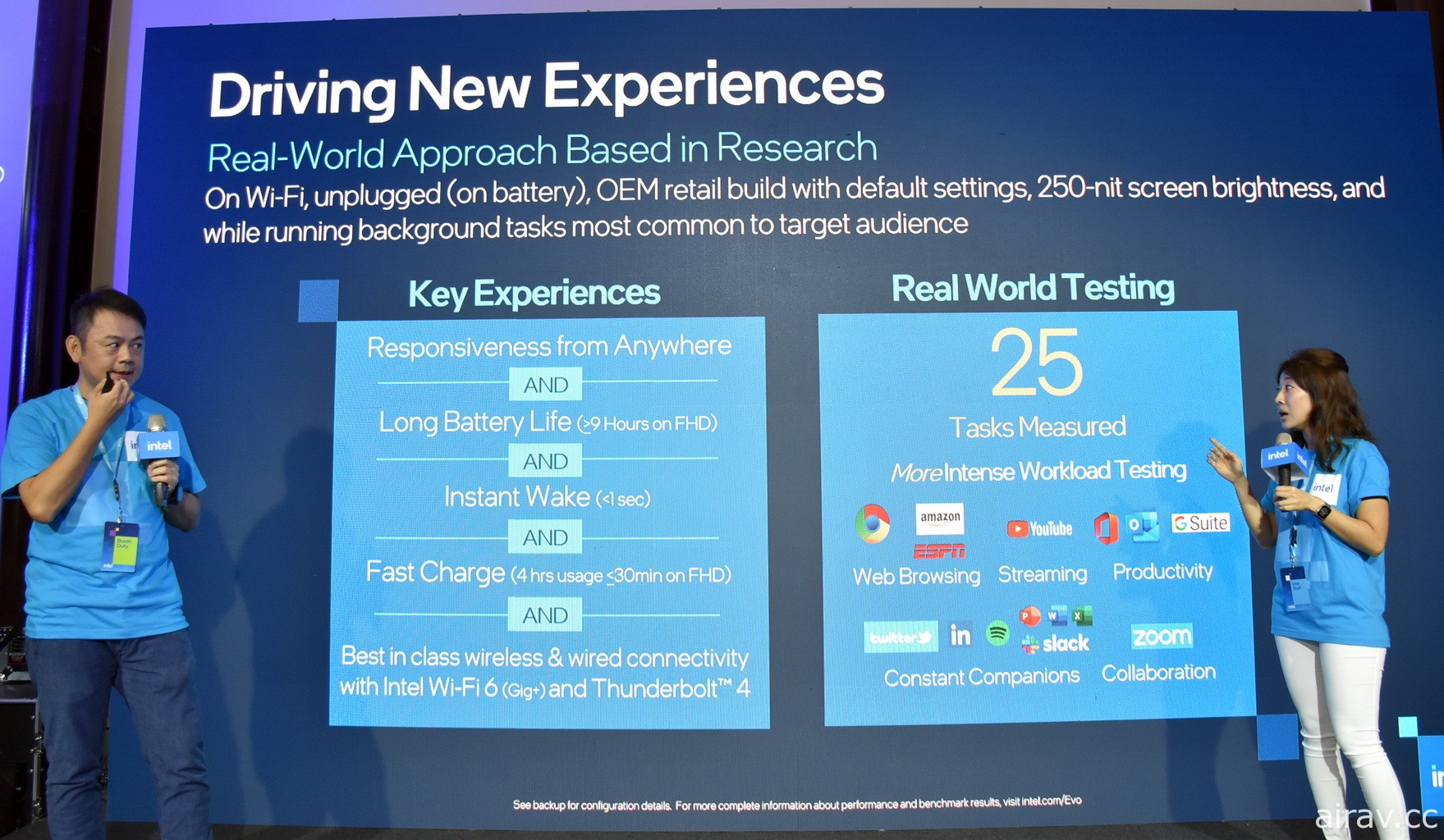 英特爾集結多款 Intel Evo 平台筆電進行展示 強調通過認證機種將讓使用者有優異體驗
