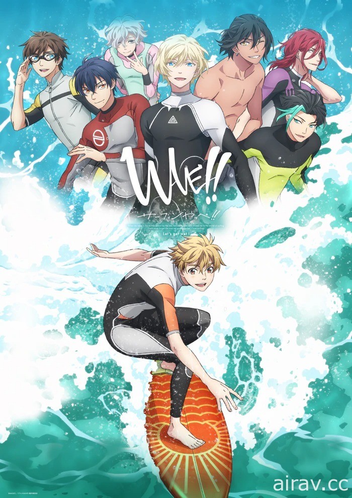 青春的衝浪物語《WAVE！！》1 月起將於日本電視台開播
