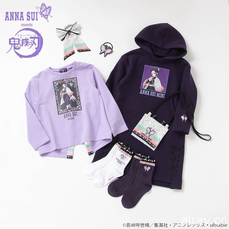 《鬼灭之刃》与 ANNA SUI 展开合作 推出一系列服装配件