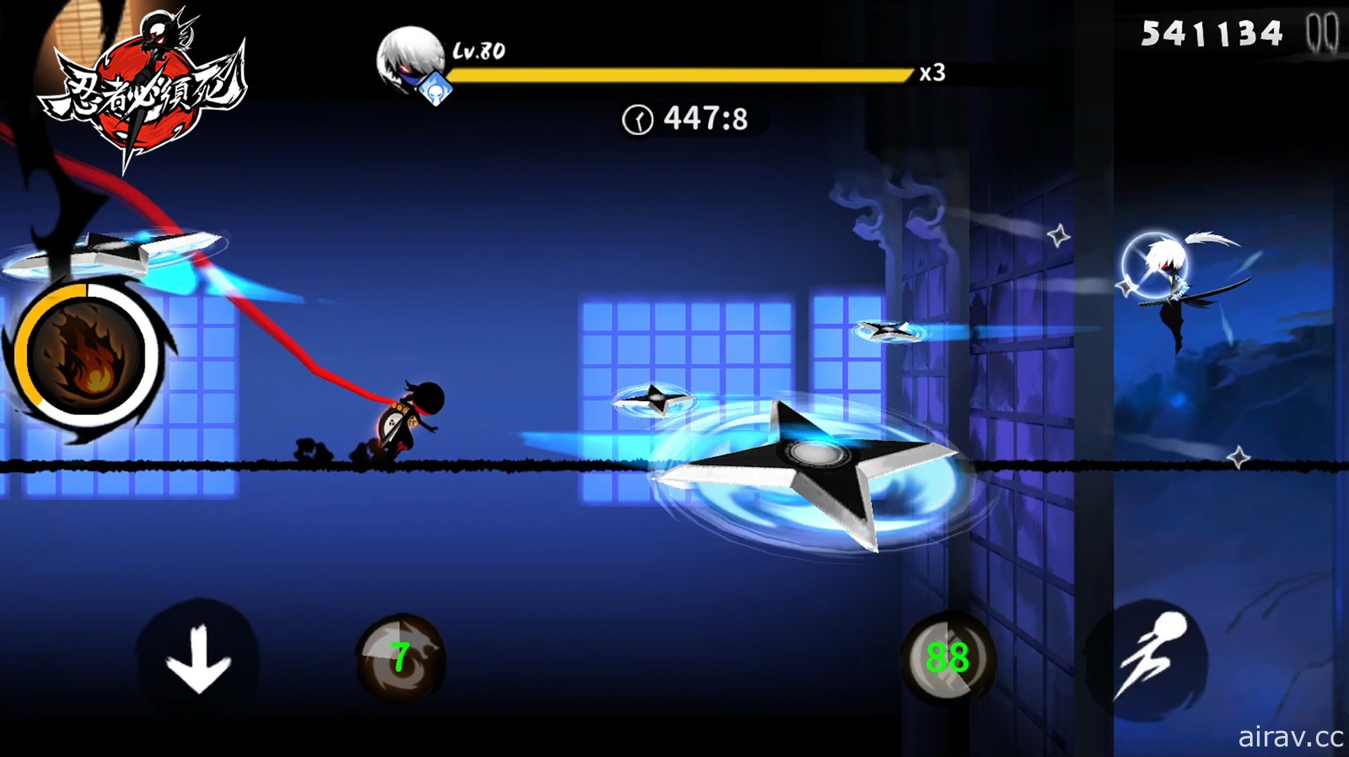戰鬥跑酷遊戲《忍者必須死》雙平台上線 多項開服活動同步開跑