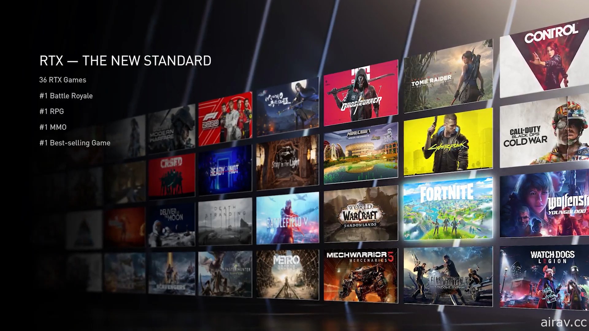 NVIDIA 公布一系列支援 RTX 光線追蹤、DLSS 與 Reflex 次世代技術的遊戲大作